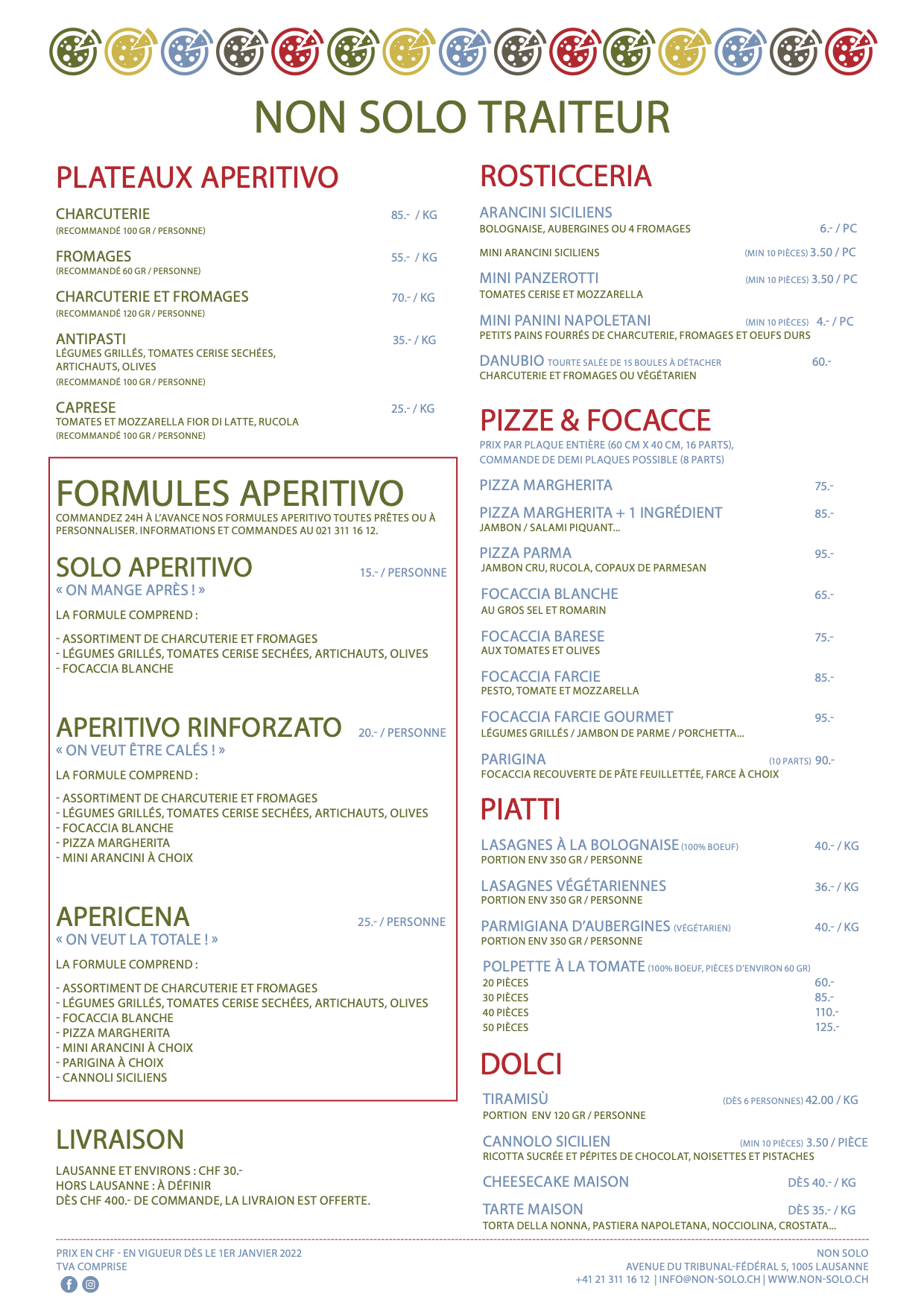 traiteur italien
